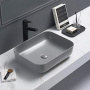 Накладная раковина COMFORTY T-Y9378MH светло серая матовая Накладная раковина COMFORTY T-Y9378MH светло серая матовая