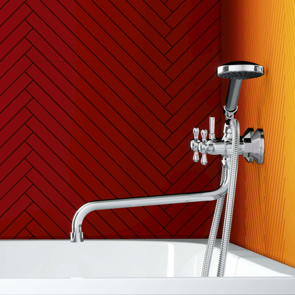 Смеситель для ванны Dorff Vintage D6095000 хром глянцевый