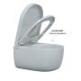 Унитаз BERGES подвесной EGO Rimless 49см, сиденье Дюропласт Toma SO, микролифт, быстросъем Унитаз BERGES подвесной EGO Rimless 49см, сиденье Дюропласт Toma SO, микролифт, быстросъем