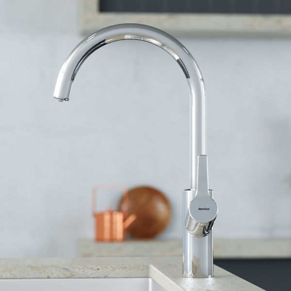 Смеситель для кухонной мойки Damixa Eclipse 310721000 хром глянцевый