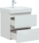 Тумба с раковиной Aquanet Вега 50 см 00308337 подвесная белая