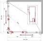 Душевой уголок 100x120 см BelBagno UNO-195 UNO-195-AH-2-120/100-C-NERO черный матовый Душевой уголок 100x120 см BelBagno UNO-195 UNO-195-AH-2-120/100-C-NERO черный матовый
