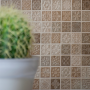 Плитка керамическая настенная 75x25 см SALONI CERAMICA SYBAR TX2610 бежевый Плитка керамическая настенная 75x25 см SALONI CERAMICA SYBAR TX2610 бежевый