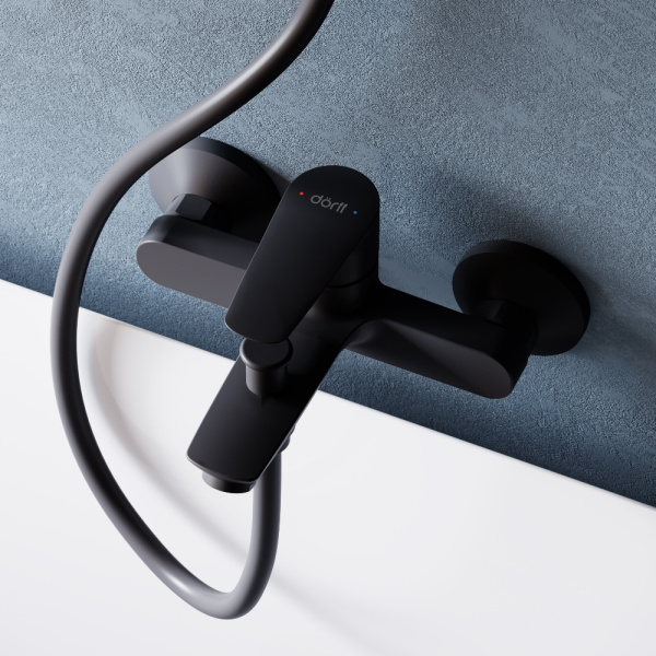 Смеситель для ванны Dorff Prime New D4011022 черный матовый