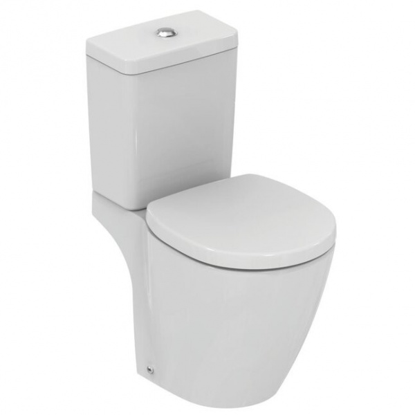 Сидение и крышка для унитаза Ideal Standard CONNECT SPACE E129101 с функцией плавного закрытия Сидение и крышка для унитаза Ideal Standard CONNECT SPACE E129101 с функцией плавного закрытия