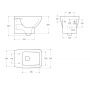Унитаз подвесной  BelBagno LAGO BB128CH Унитаз подвесной  BelBagno LAGO BB128CH