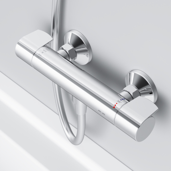 Смеситель для ванны с термостатом Am.Pm X-Joy F85A40000 хром глянцевый