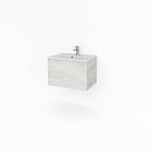 Тумба под раковину Какса-А Cristal 22 65 см 004836 подвесная белая