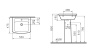 Раковина c пьедесталом Vitra Form 9602B003-7650 Раковина c пьедесталом Vitra Form 9602B003-7650