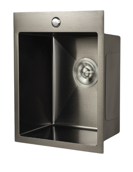 Мойка из нержавеющей стали Santegro 40 см STR4050BL графит