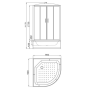 Душевая кабина 90x90x215 PARLY Classic EC921 Душевая кабина 90x90x215 PARLY Classic EC921