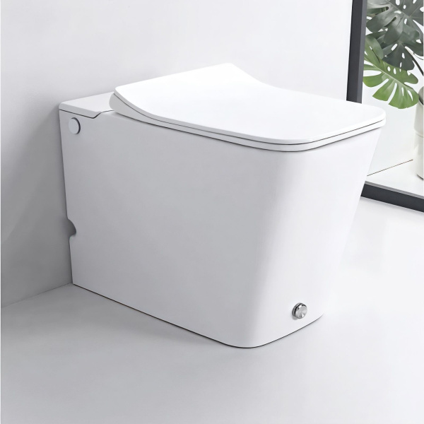 Унитаз приставной Ceruttispa Disgrazia CT7269 с импульсным смывом с микролифтом