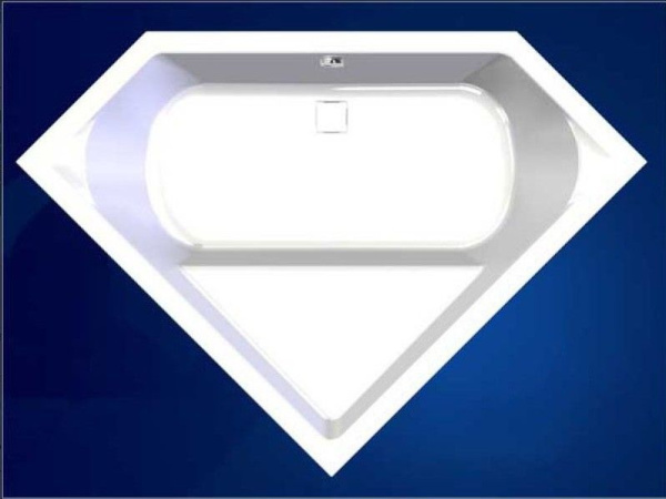 Ванна акриловая Vagnerplast Cavallo 140x140 VPBA140CAV3X-04