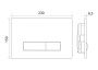 Кнопка смыва  BelBagno GENOVA BB019-GV-CHROME хром Кнопка смыва  BelBagno GENOVA BB019-GV-CHROME хром