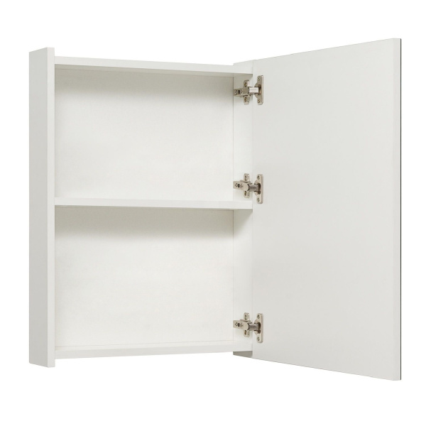 Шкаф зеркальный Runo Лада 50 см 00-00001158 R белый