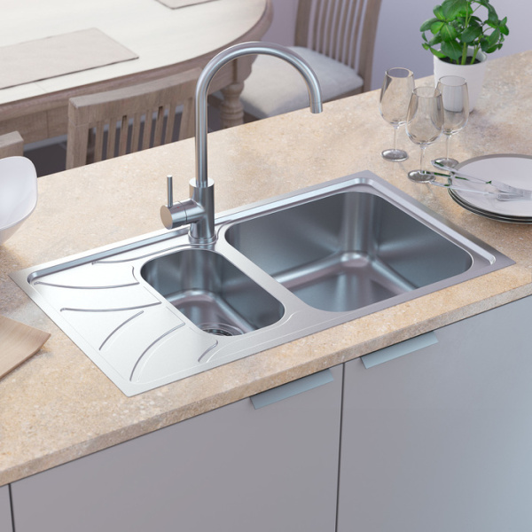 Мойка для кухни Iddis Arro 80 см R ARR78SZi77 шелк