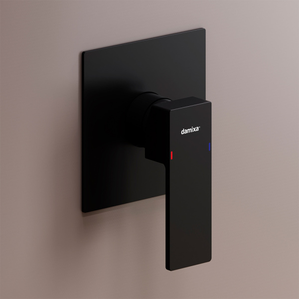 Встраиваемый смеситель Damixa Gala 537500300 черный матовый