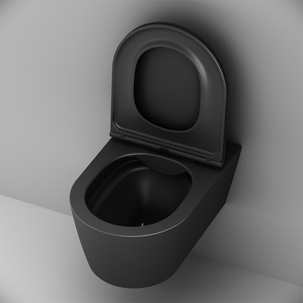 Унитаз подвесной FlashClean с сиденьем микролифт матовый AM.PM Func C8F1701MBSC Унитаз подвесной FlashClean с сиденьем микролифт матовый AM.PM Func C8F1701MBSC