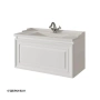 Тумба с раковиной Caprigo Ponza 80 см 13512-021.000.00.05 подвесная белая