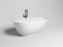 Ванна из искусственного камня Salini Paola 170х80 101512SM белая матовая