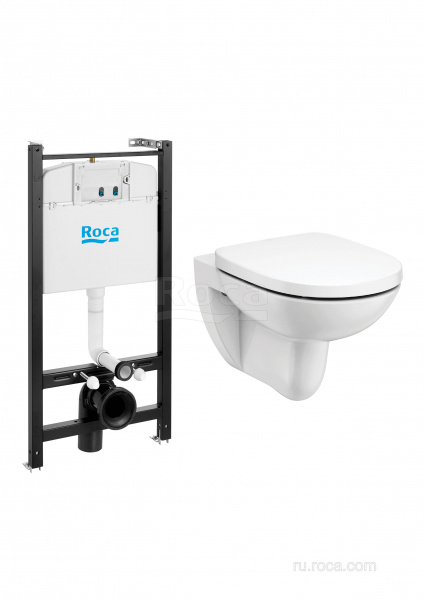 ПЭК Roca Debba Round Pack 893104980 подвесной унитаз Rimless + инсталляция + сиденье Supralit ПЭК Roca Debba Round Pack 893104980 подвесной унитаз Rimless + инсталляция + сиденье Supralit