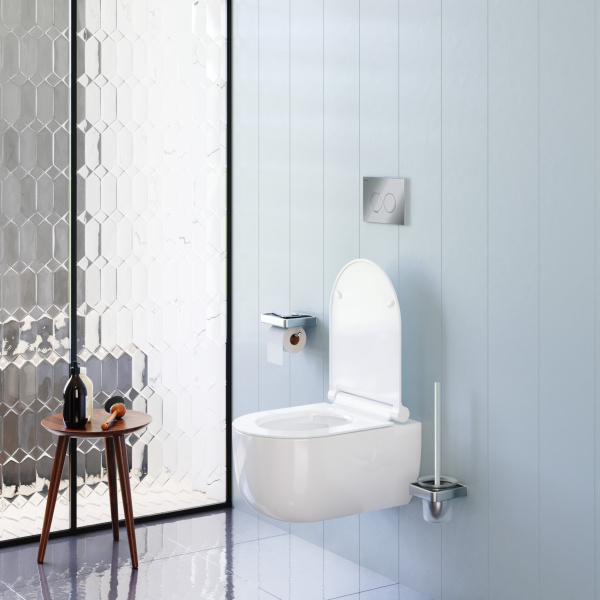 Унитаз подвесной Damixa Scandinavian Pure DX36C1701SC безободковый с микролифтом