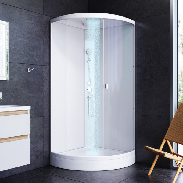 Душевая кабина 90х90 см без гидромассажа AM.PM X-Joy W88C-301-090WT64 Душевая кабина 90х90 см без гидромассажа AM.PM X-Joy W88C-301-090WT64