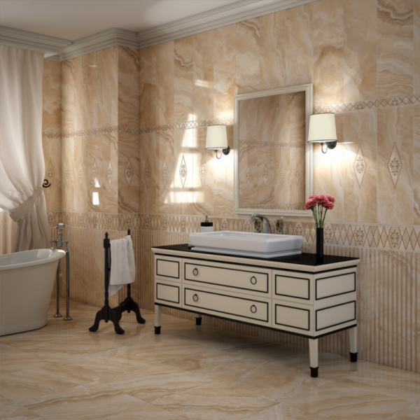 Плитка керамическая напольная 60x60 см SALONI CERAMICA RESORT YP5670 бежевый