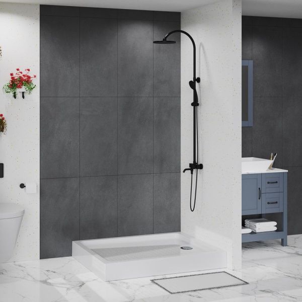 Акриловый поддон 100x120 см BelBagno  TRAY-BB-AH-120/100-15-W белый Акриловый поддон 100x120 см BelBagno  TRAY-BB-AH-120/100-15-W белый