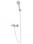 Смеситель для душа с термостатом и гарнитуром Wonzon & Woghand Inn 5 WW-B2005-A-CR хром глянцевый
