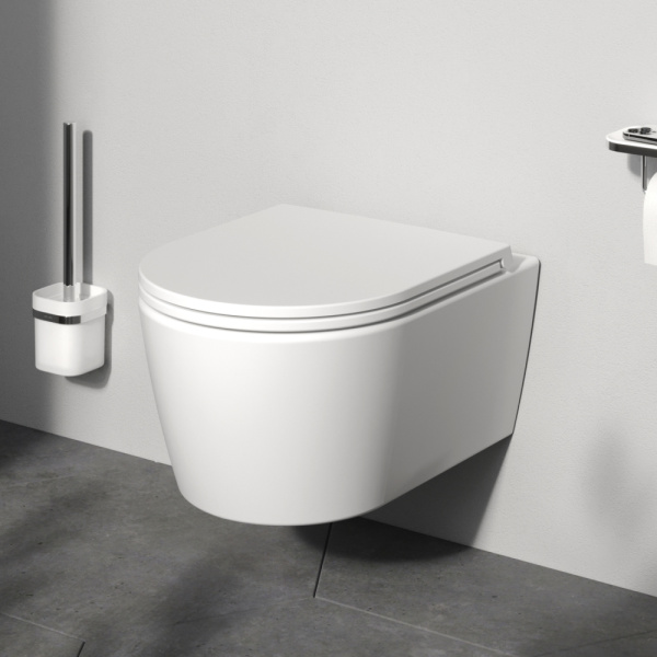 Унитаз подвесной AM.PM Func C8F1700MWSC безободковый с микролифтом