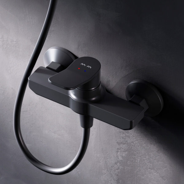 Смеситель для ванны Am.Pm X-Joy F85A20022 черный матовый