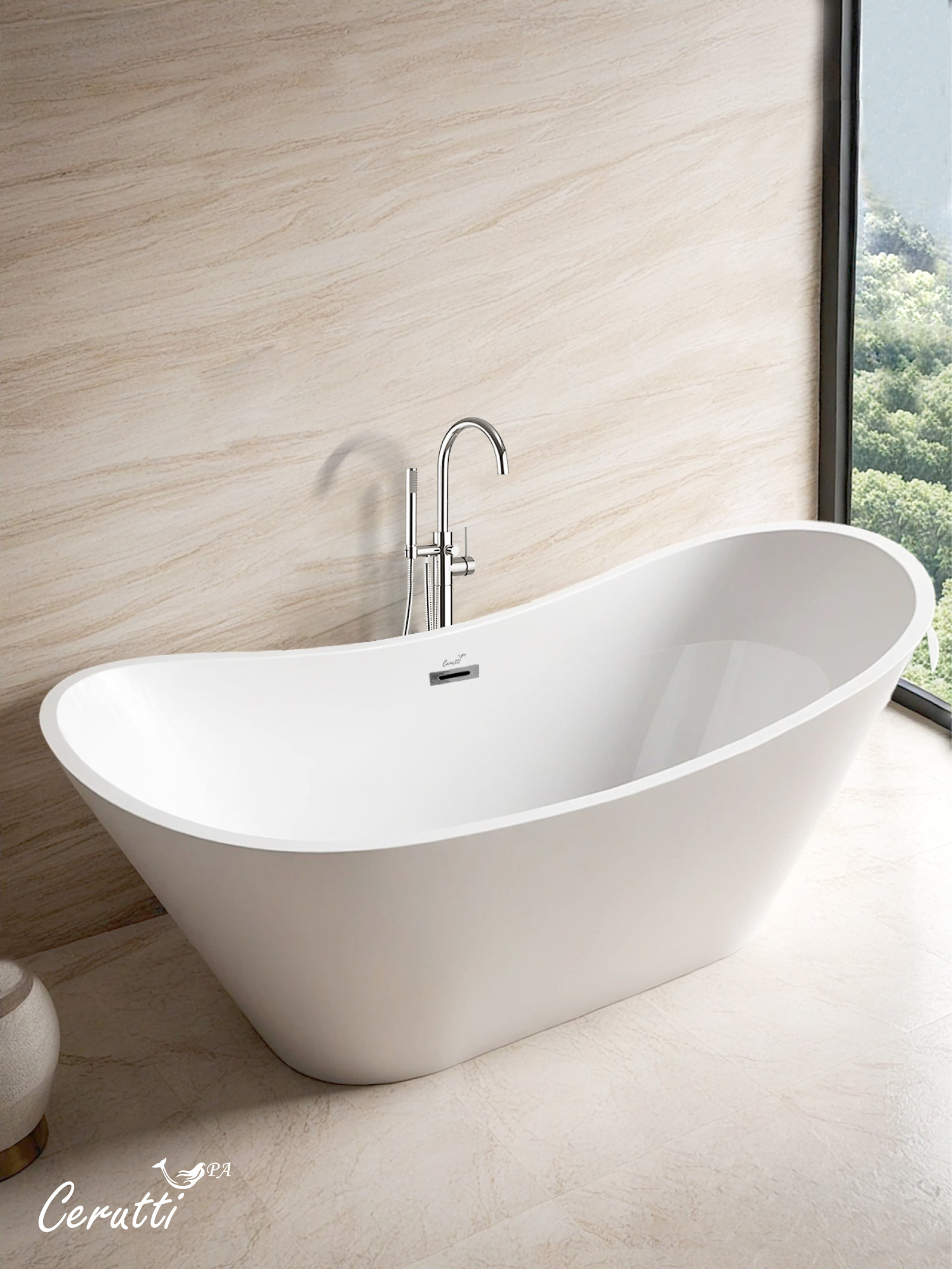 Ванна акриловая Ceruttispa Nemi 170x75 CT10506