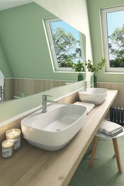 Раковина накладная Caprigo Купер 650 65 см белая