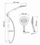 Душевой комплект WasserKRAFT A044 Душевой комплект WasserKRAFT A044