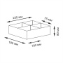 Плетеная корзина 235x18x8 WasserKRAFT Neime WB-190-S Плетеная корзина 235x18x8 WasserKRAFT Neime WB-190-S