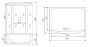 Душевая кабина 150x90 TIMO T-7750 new Душевая кабина 150x90 TIMO T-7750 new