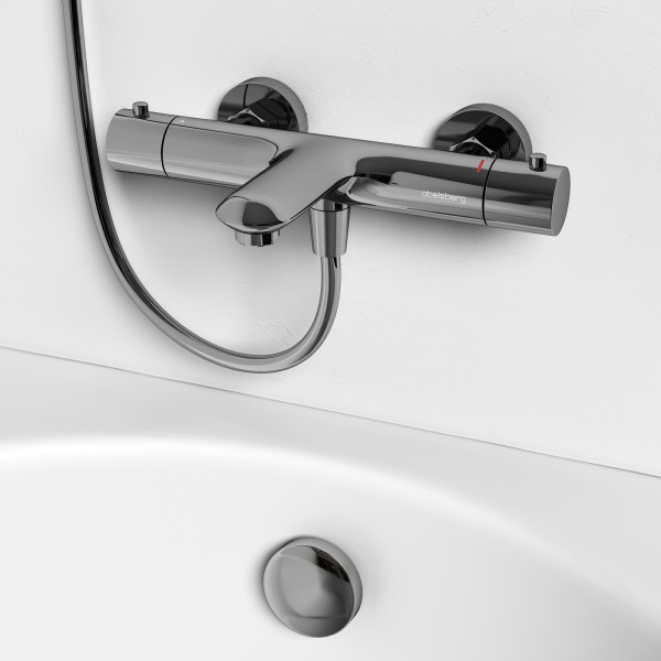 Смеситель для ванны с термостатом Abelsberg Perfecta INF61101CH хром глянцевый