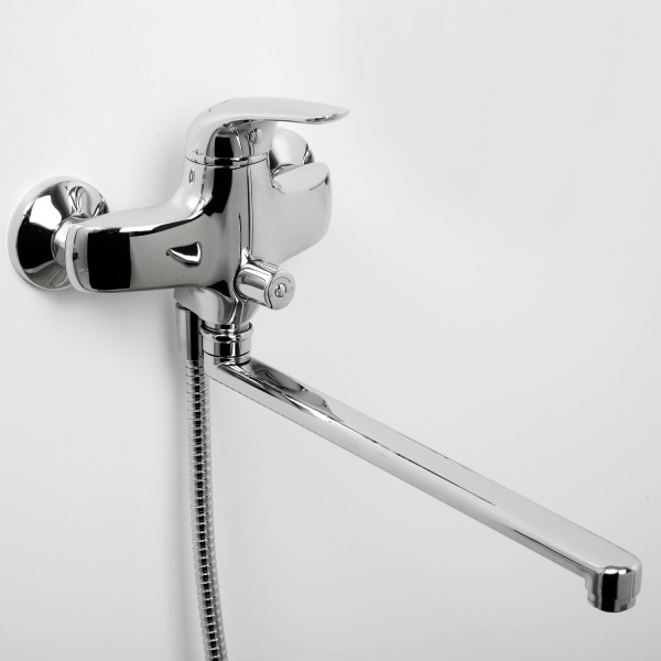 Смеситель для ванны с душевым гарнитуром WasserKRAFT Rossel 2802L хром глянцевый