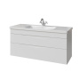 Тумба под раковину Caprigo Lento 120 см 36216-SF027 подвесная белая