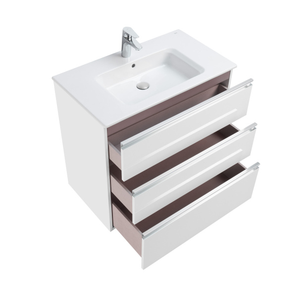 Тумба под раковину Roca The Gap 80 см A857406806 подвесная белая