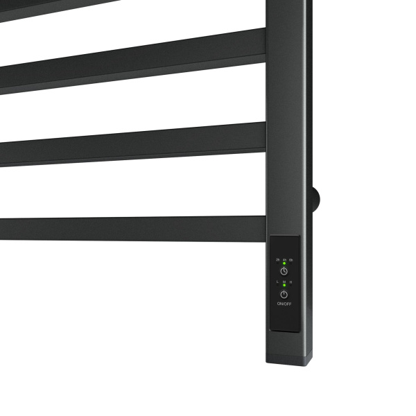 Полотенцесушитель электрический диммер справа 53x60 см Point Вега PN71856GB графит Полотенцесушитель электрический диммер справа 53x60 см Point Вега PN71856GB графит