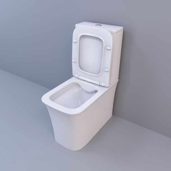 Напольный унитаз-компакт безободковый Cerutti SPA Marmolada CT7777 с быстросъемным сиденьем микролифт Напольный унитаз-компакт безободковый Cerutti SPA Marmolada CT7777 с быстросъемным сиденьем микролифт