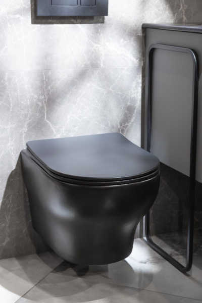 Унитаз Boheme Fiore 978-SET-B подвесной с микролифтом