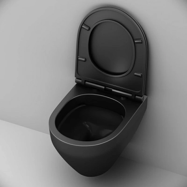 Унитаз Am.Pm Spirit V2.0 C701700MBSC подвесной безободковый с сиденьем микролифт