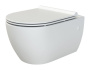 Унитаз Boheme Bianca 963-SET-W подвесной с микролифтом