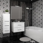 Зеркальный шкаф без подсветки 70x14,6 см Opadiris Арабеско 00-00003584 белый Зеркальный шкаф без подсветки 70x14,6 см Opadiris Арабеско 00-00003584 белый