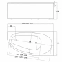 Ванна акриловая 170x90 AQUATEK Дива правая DIV170-0000003 Ванна акриловая 170x90 AQUATEK Дива правая DIV170-0000003