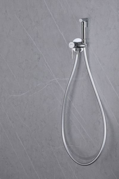 Смеситель с гигиеническим душем ABBER Wasser Kreis AF8125 хром Смеситель с гигиеническим душем ABBER Wasser Kreis AF8125 хром