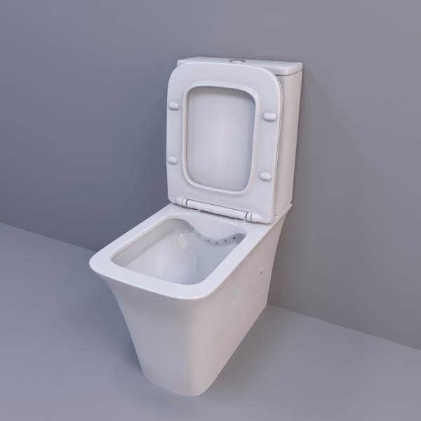 Напольный унитаз-компакт безободковый Cerutti SPA ARNO CT7838 с быстросъемным сиденьем микролифт Напольный унитаз-компакт безободковый Cerutti SPA ARNO CT7838 с быстросъемным сиденьем микролифт